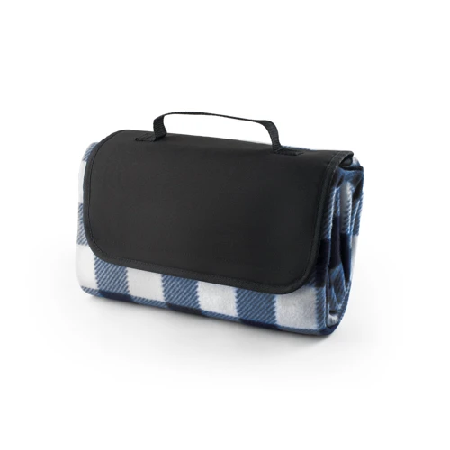 RILEY II. EPE bélésű piknik takaró (180 g/m²) mintával Kék 