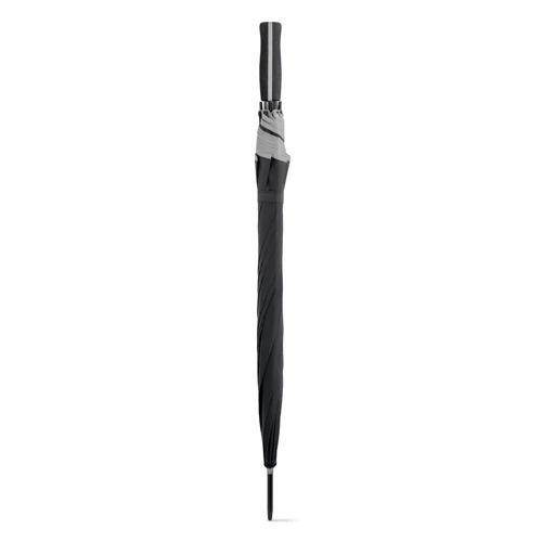 JENNA. 190T poliészter esernyő automatikus nyitással Szatén ezüst 