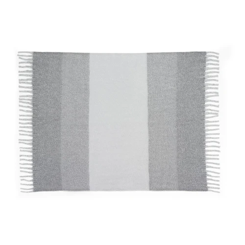 COMFY. Takaró újrahasznosított poliészterből (100% rPET) (300 g/m²), mohair érzettel Szürke 