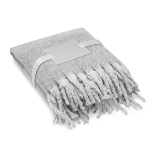 COMFY. Takaró újrahasznosított poliészterből (100% rPET) (300 g/m²), mohair érzettel Szürke 
