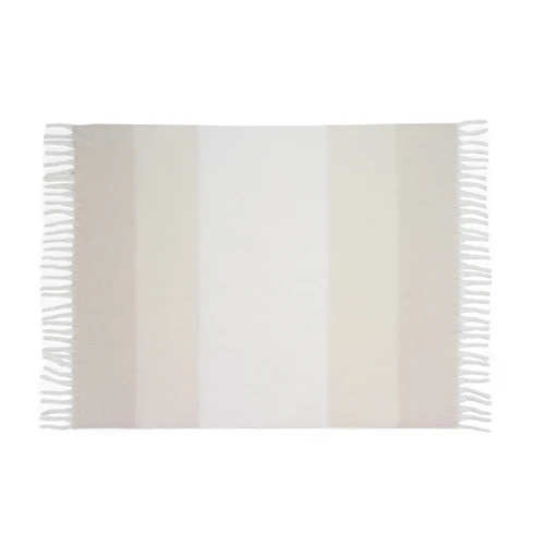 COMFY. Takaró újrahasznosított poliészterből (100% rPET) (300 g/m²), mohair érzettel Bézs 