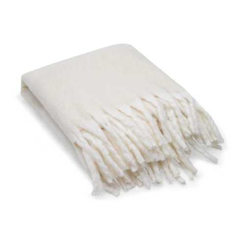 COMFY. Takaró újrahasznosított poliészterből (100% rPET) (300 g/m²), mohair érzettel Bézs 