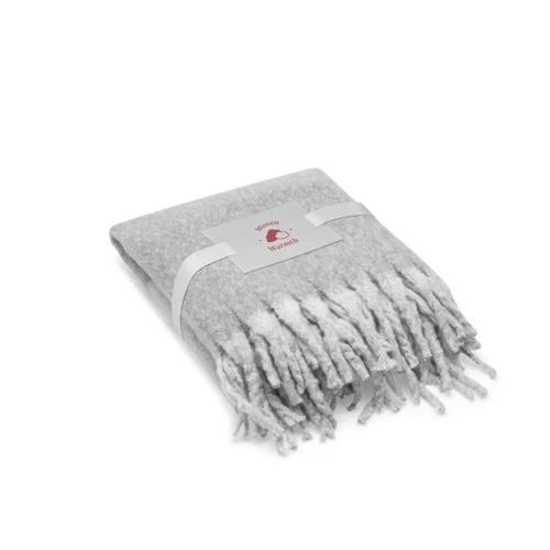 COMFY. Takaró újrahasznosított poliészterből (100% rPET) (300 g/m²), mohair érzettel Szürke 