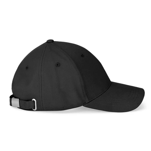 NATHAN. 100% pamut sapka (260 g/m²) 6 panelből Fekete 