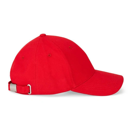 NATHAN. 100% pamut sapka (260 g/m²) 6 panelből Piros 