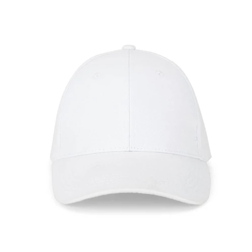 NATHAN. 100% pamut sapka (260 g/m²) 6 panelből Fehér 