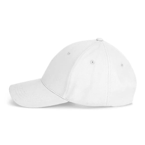 NATHAN. 100% pamut sapka (260 g/m²) 6 panelből Fehér 