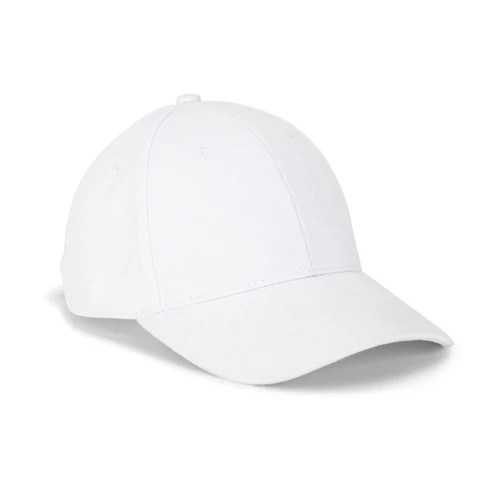 NATHAN. 100% pamut sapka (260 g/m²) 6 panelből Fehér 