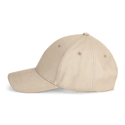 NATHAN. 100% pamut sapka (260 g/m²) 6 panelből Bézs 