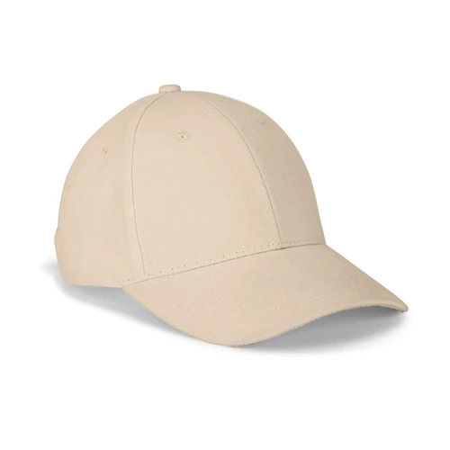 NATHAN. 100% pamut sapka (260 g/m²) 6 panelből Bézs 