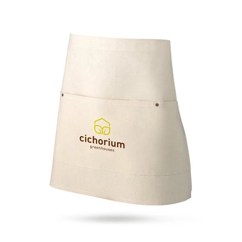 CHICORY. Többcélú kötény pamutvászonból (260 g/m²)