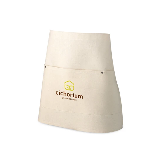 CHICORY. Többcélú kötény pamutvászonból (260 g/m²)