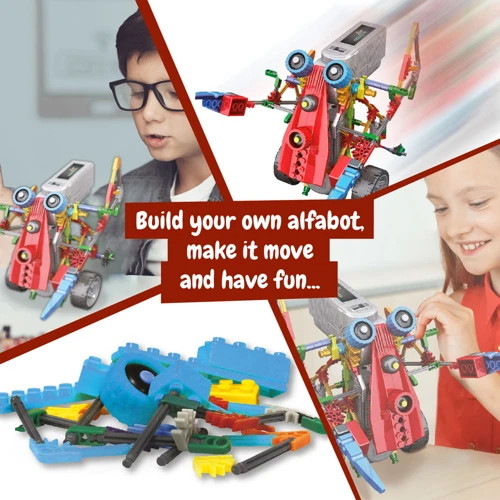 ALFABOT. Oktatási játék gyerekekne Vegyes színek 