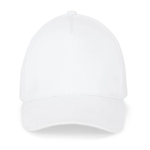 ASHTON. 100% pamut sapka (260 g/m²) 5 panellel Fehér 