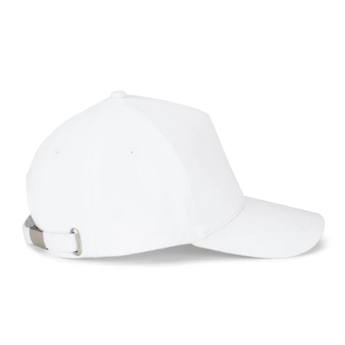 ASHTON. 100% pamut sapka (260 g/m²) 5 panellel Fehér 