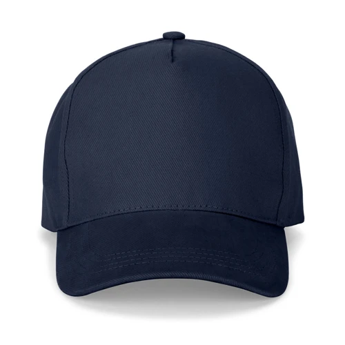 ASHTON. 100% pamut sapka (260 g/m²) 5 panellel Sötétkék 