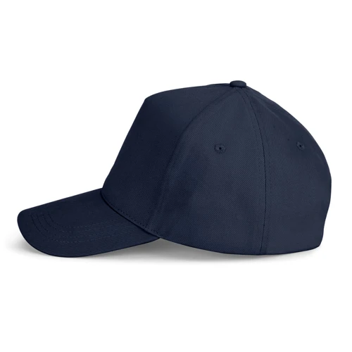 ASHTON. 100% pamut sapka (260 g/m²) 5 panellel Sötétkék 
