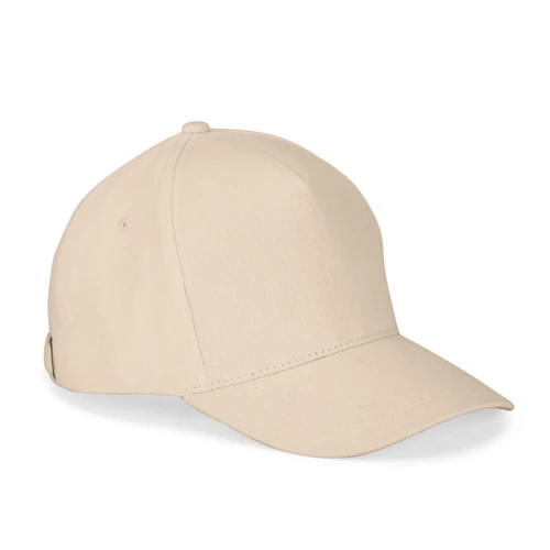 ASHTON. 100% pamut sapka (260 g/m²) 5 panellel Bézs 