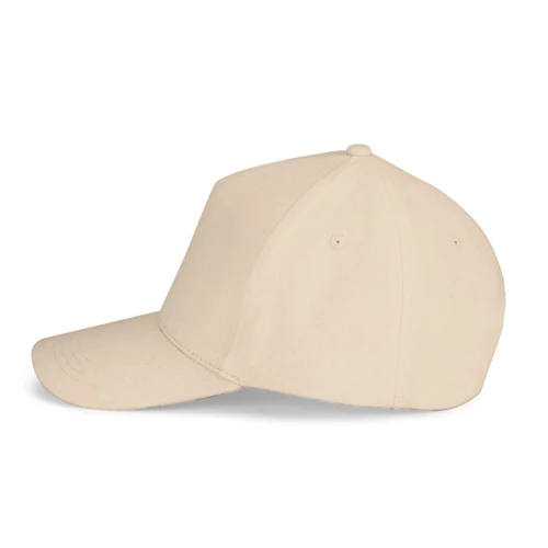 ASHTON. 100% pamut sapka (260 g/m²) 5 panellel Bézs 