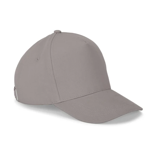 ASHTON. 100% pamut sapka (260 g/m²) 5 panellel Világos szürke 