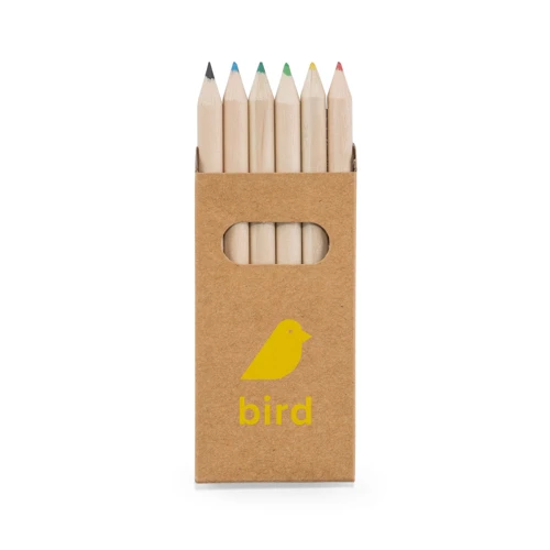 BIRD. 6 színesceruza dobozban Natúr 