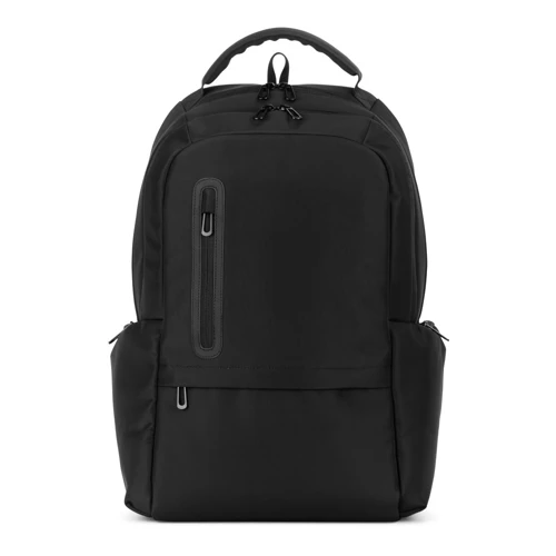 BOSTON SOLID. 17"-os laptop hátizsák 150D nejlonból, 2 párnázott rekesszel Fekete 