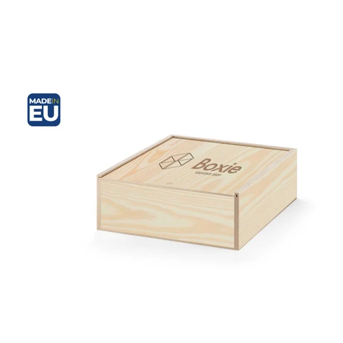 BOXIE WOOD L. Fa doboz Sötét natúr 