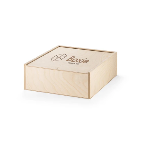 BOXIE WOOD L. Fa doboz Sötét natúr 