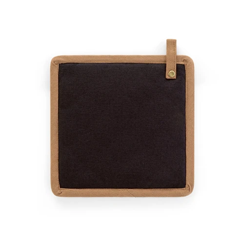 CLOVES. Edényfogó vászon pamutból (275 g/m²) Fekete 