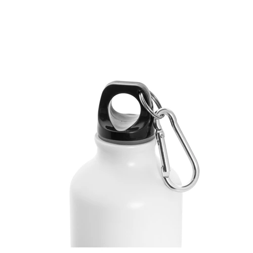 COLLINA. Alumínium palack karabinerrel 540 ml Fehér 