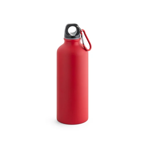 COLLINA. Alumínium palack karabinerrel 540 ml Piros 