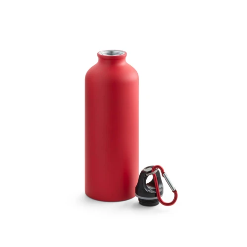 COLLINA. Alumínium palack karabinerrel 540 ml Piros 