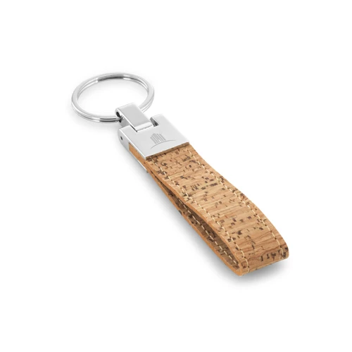 CORKS. Parafa és fém kulcstartó Natúr 
