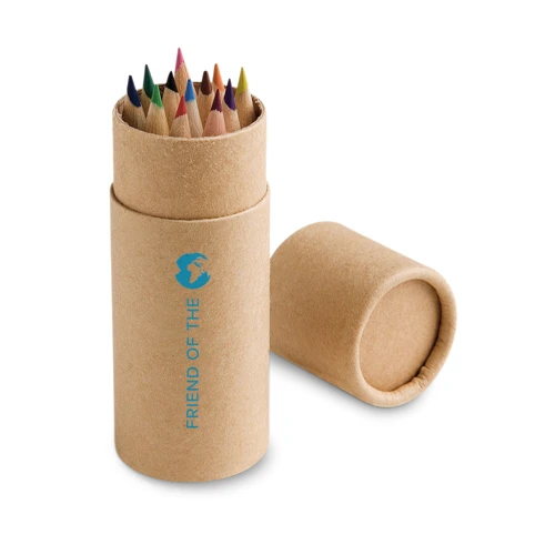 CYLINDER. 12 színesceruza dobozban Natúr 