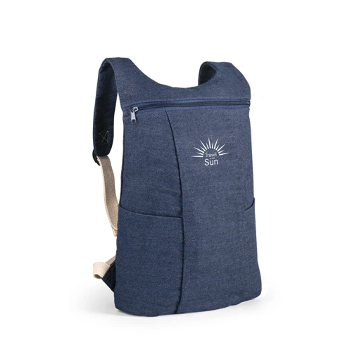 DENIM BPACK. Farmer hátizsák (300 g/m²) Kék 