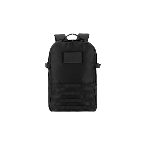 EDINBURGH BPACK. Katonai stílusú hátizsák 600D nagy sűrűségű újrahasznosított poliészterből 210D 17'3' újrahasznosított poliészter béléssel Fekete 