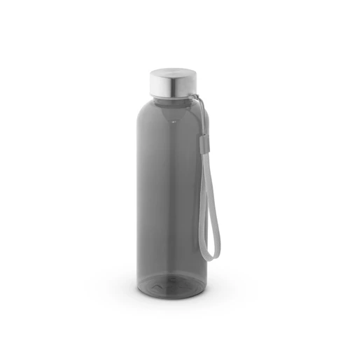 ENDERS M. Újrahasznosított PET (100% rPET) palack fényes, áttetsző kivitelben 600 ml Fekete 