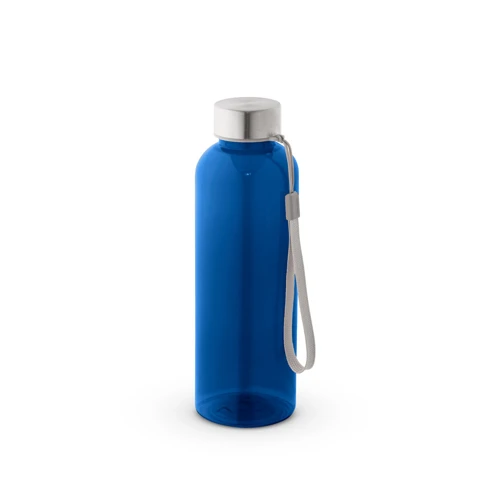 ENDERS M. Újrahasznosított PET (100% rPET) palack fényes, áttetsző kivitelben 600 ml Kék 