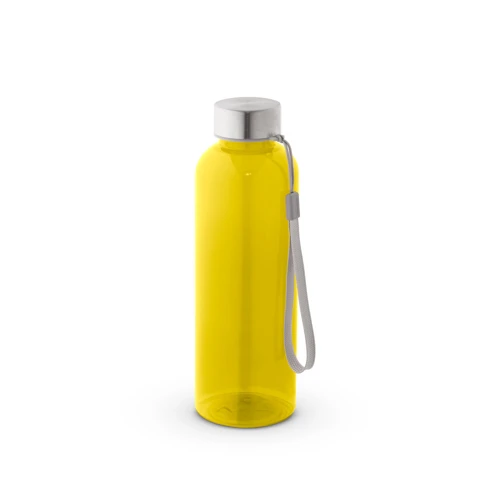 ENDERS M. Újrahasznosított PET (100% rPET) palack fényes, áttetsző kivitelben 600 ml Sárga 