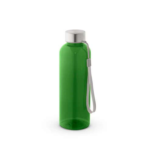 ENDERS M. Újrahasznosított PET (100% rPET) palack fényes, áttetsző kivitelben 600 ml Zöld 