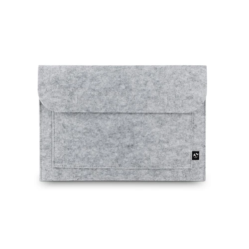FELPY SLEEVE. Újrahasznosított filc laptop táska (100% rPET) Világos szürke 