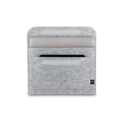 FELPY SLEEVE. Újrahasznosított filc laptop táska (100% rPET) Világos szürke 