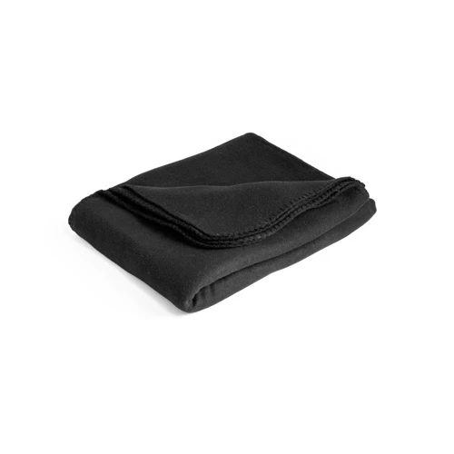 GALLIOT. Polar takaró (180 g/m²) újrahasznosított poliészterből (100% rPET) Fekete 
