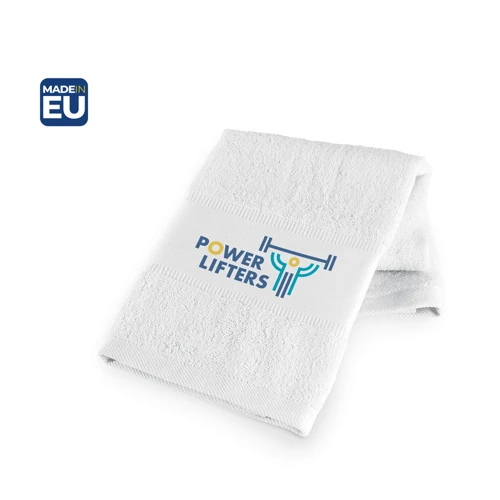 GEHRIG. Sport törölköző pamutból (380 g/m²) Fehér 
