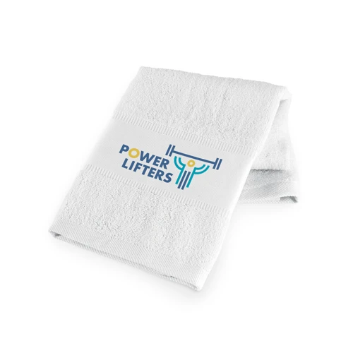 GEHRIG. Sport törölköző pamutból (380 g/m²) Fehér 