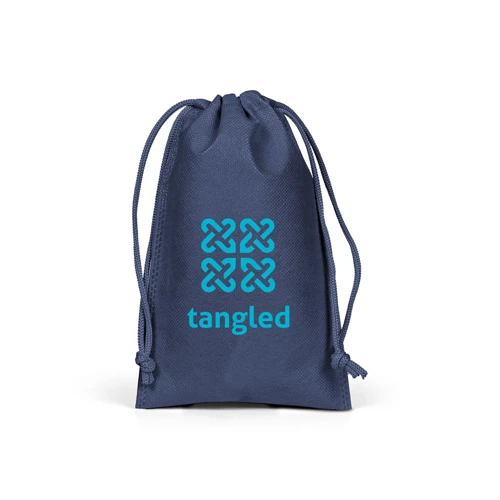 GIFT BAG S. Kis nem szőtt, hátizsák stílusú táska (60 g/m²) Kék 