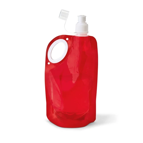 HIKE. Összecsukható palack PET, PA és PE 750 mL Piros 