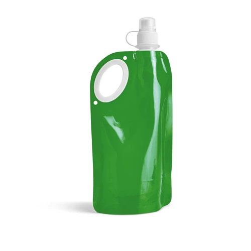 HIKE. Összecsukható palack PET, PA és PE 750 mL Zöld 