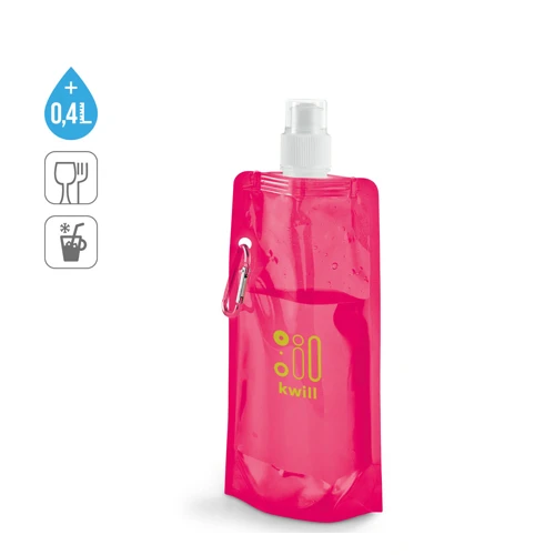 KWILL. 460 ml-es PE összecsukható palack Narancssárga 