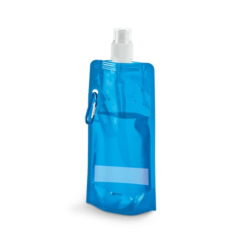KWILL. 460 ml-es PE összecsukható palack Világoskék 